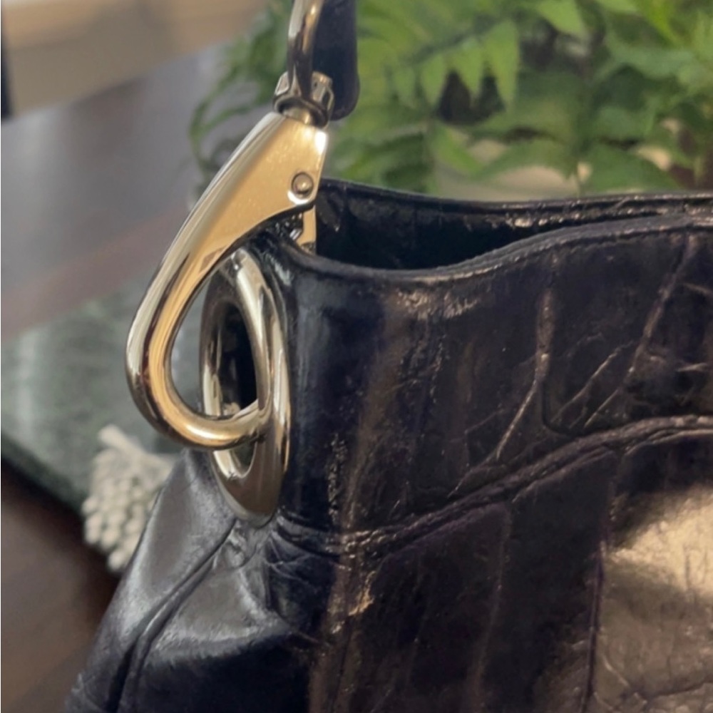 Kate Laundry Kate Landry Purse Large Leather Tote Multi pockets inside